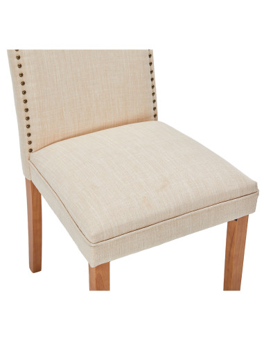 Silla comedor Lucy beige set de 2