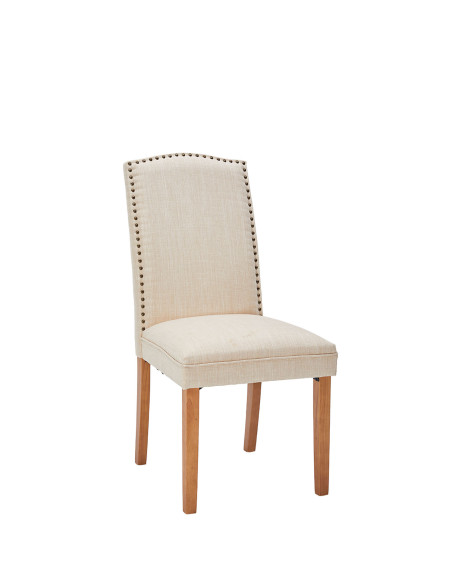 Silla comedor Lucy beige set de 2