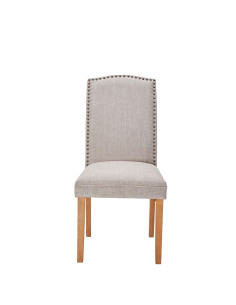 Silla comedor Lucy gris claro set de 2