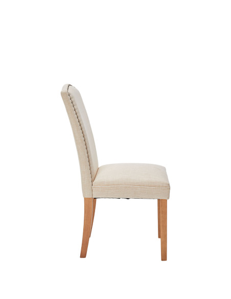 Silla comedor Lucy beige set de 2
