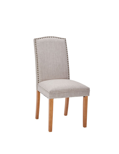 Silla comedor Lucy gris claro set de 2