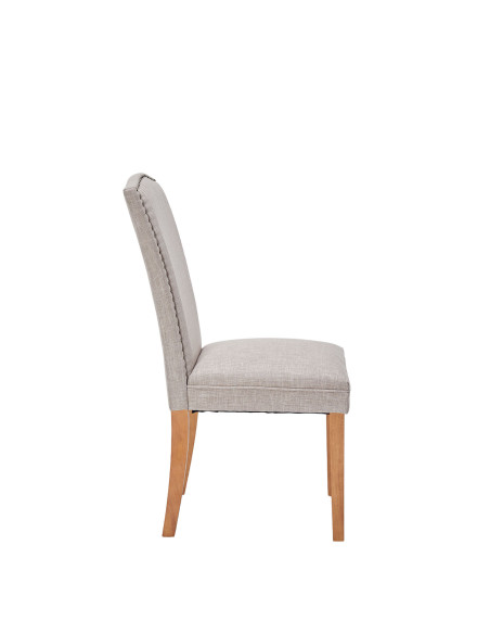 Silla comedor Lucy gris claro set de 2