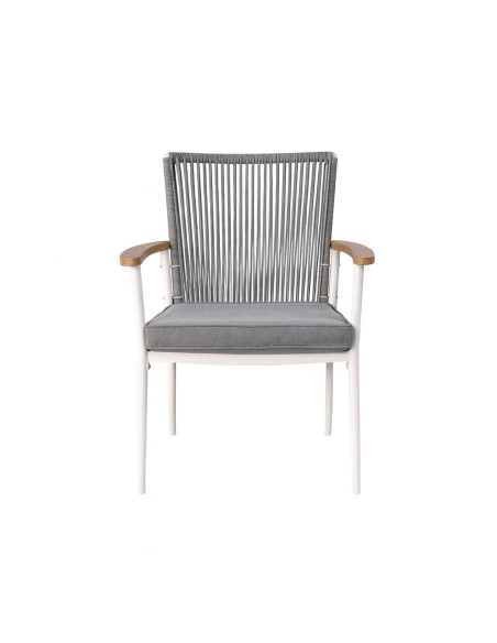 Silla comedor terraza Concord gris oscuro