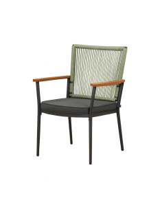 Silla comedor terraza Concord verde