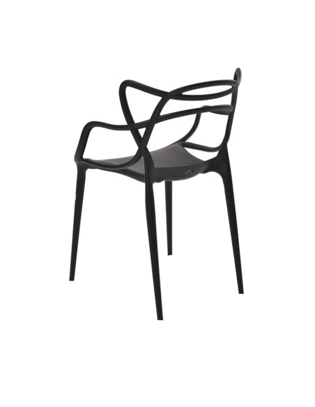 Silla PP Allegra Negro - Silla Moderna de Polipropileno