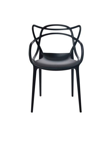 Silla PP Allegra Negro - Silla Moderna de Polipropileno