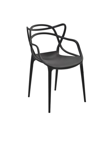Silla PP Allegra Negro - Silla Moderna de Polipropileno