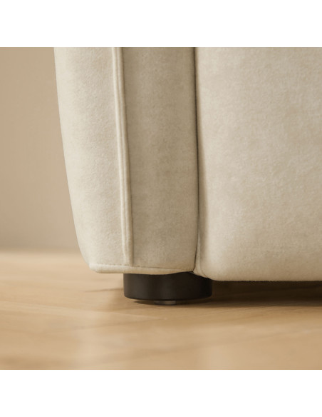 Sofá 3 Cuerpos Alina Blanco - Mueble de Living Moderno