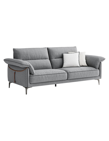 Sofá 3 cuerpos Mirok gris oscuro