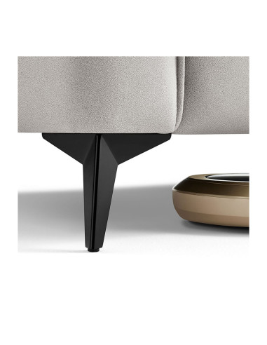 Sofá 3 cuerpos Vértice gris claro