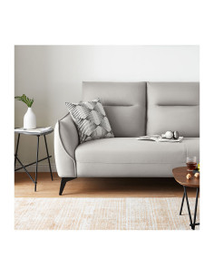 Sofá 3 cuerpos Vértice gris claro 2