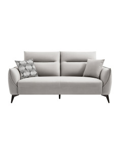 Sofá 3 cuerpos Vértice gris claro