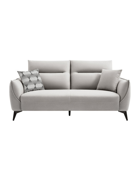 Sofá 3 cuerpos Vértice gris claro