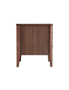 Velador 2 cajones Liorel café oscuro 2