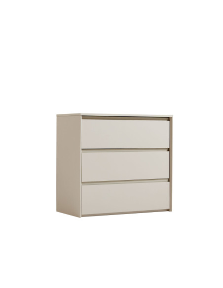 Velador 3 cajones Auri crema