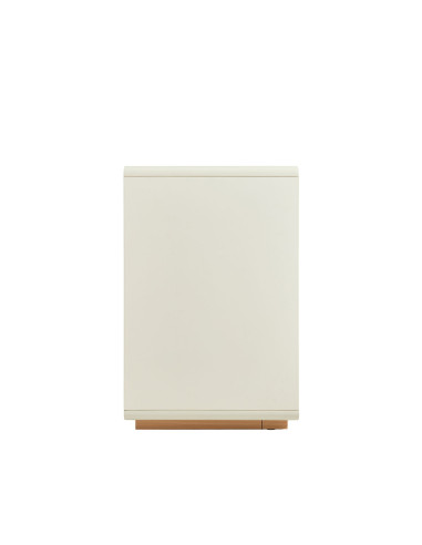 Velador 3 cajones Aiko beige