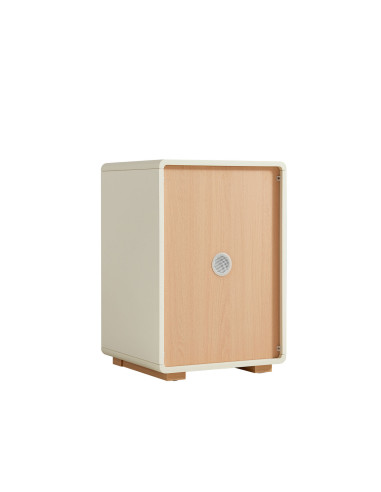 Velador 3 cajones Aiko beige