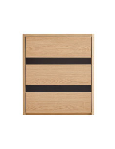 Velador 3 cajones Meli café