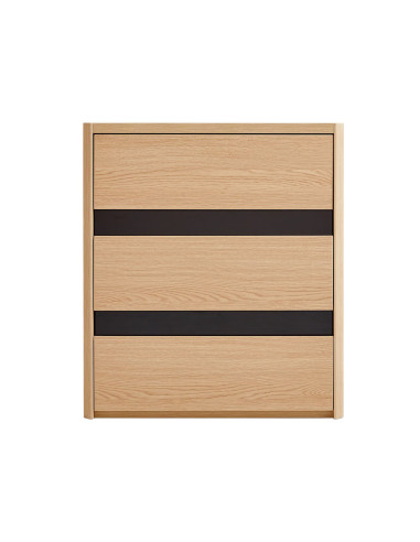 Velador 3 cajones Meli café