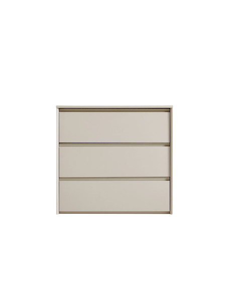 Velador 3 cajones Auri crema