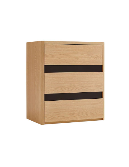 Velador 3 cajones Meli café