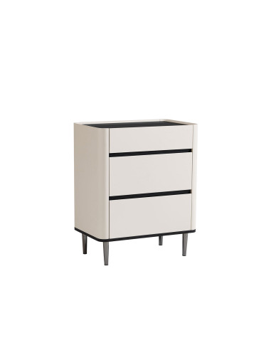 Velador 3 cajones Olen gris oscuro