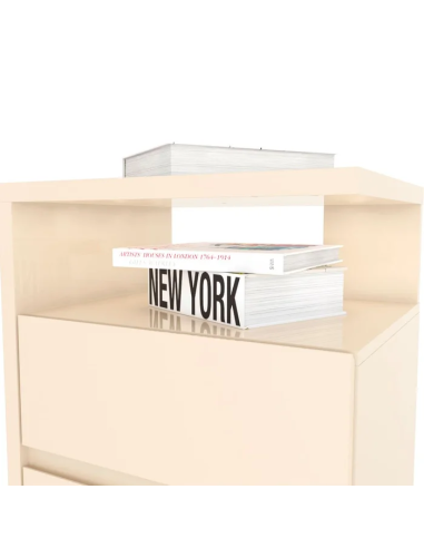 Velador Campeche Off White 48x39x65 cm - Dormitorio