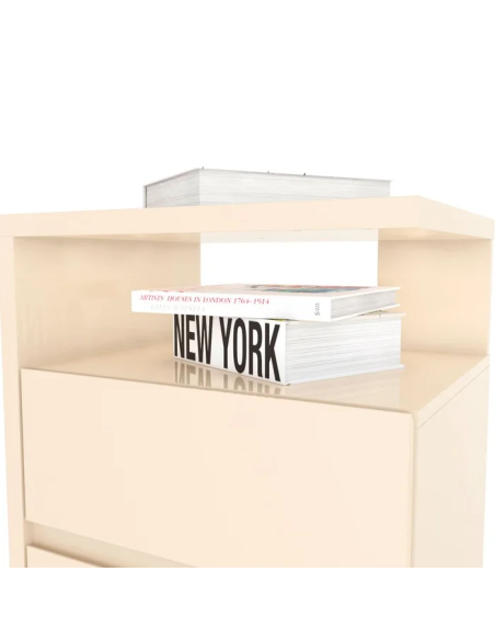 Velador Campeche Off White 48x39x65 cm - Dormitorio