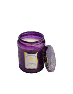Vela Frasco Morado 7x9 cm - Decoración Elegante y Acogedora 2