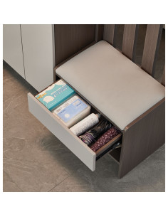 Zapatero multiuso Nara gris claro 2