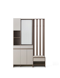 Zapatero multiuso Nara gris claro