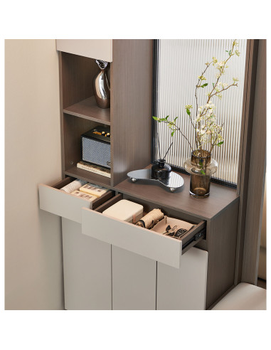 Zapatero multiuso Nara gris claro