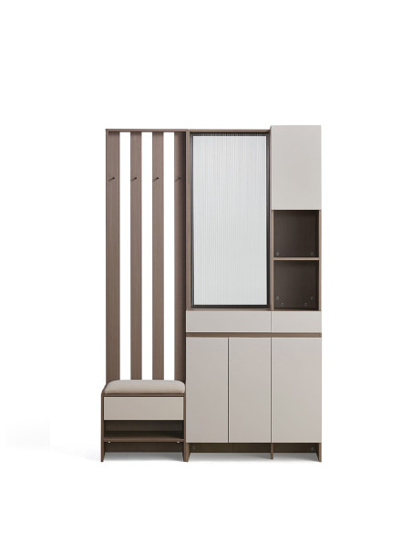 Zapatero multiuso Nara gris claro