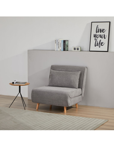 Futón Upsala gris oscuro edición touch