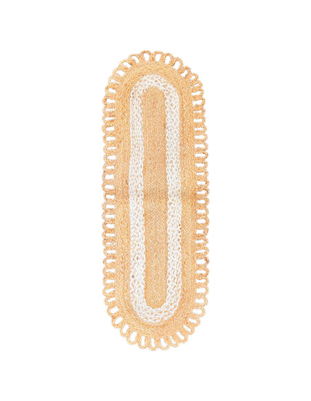 Camino de mesa yute tricolor 120x40cm