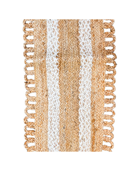 Camino de mesa yute tricolor 120x40cm