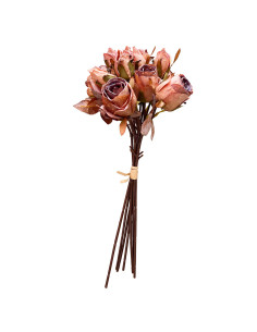 Ramo Rosas secas artificial rosado