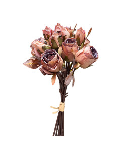 Ramo Rosas secas artificial rosado 2