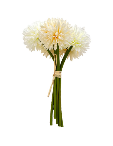 Ramo 6 Crisantemos Artificial Blanco - Decoración Floral