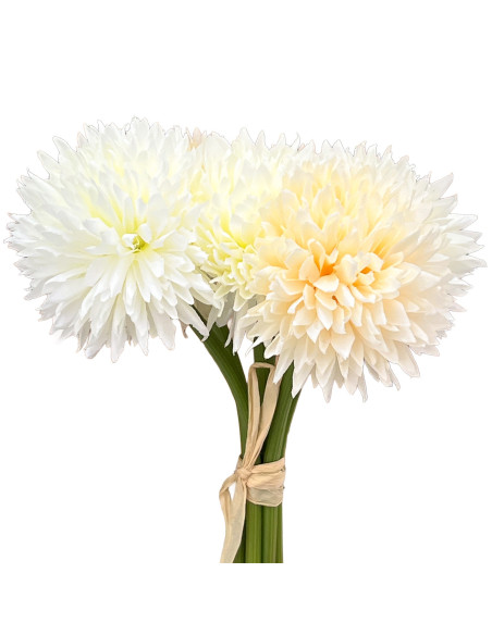 Ramo 6 Crisantemos Artificial Blanco - Decoración Floral