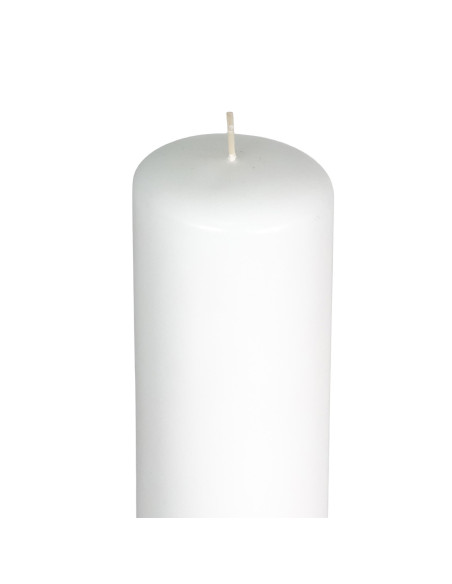 Vela sirio 7x20cm blanca