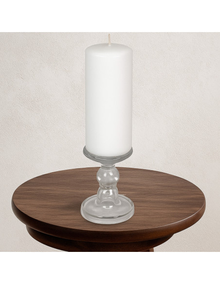 Vela sirio 7x20cm blanca