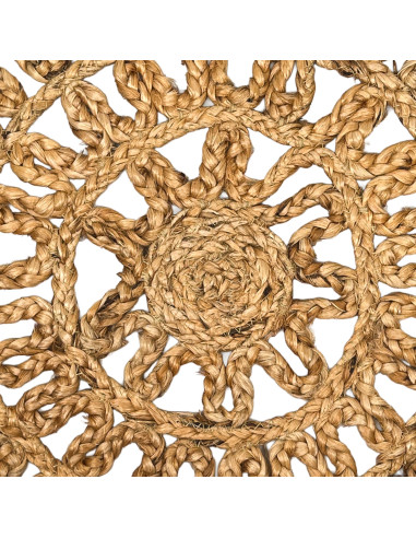 Individual Redondo de Yute Ondas 35 cm - Textil Comedor