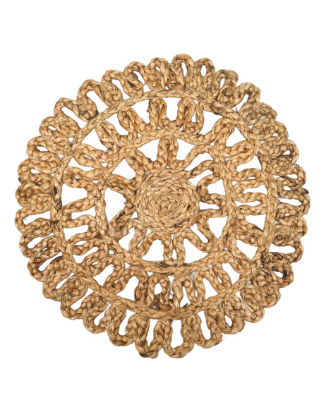 Individual yute ondas redondo 35cm