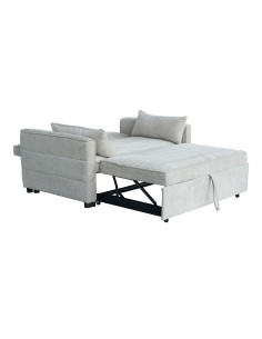 Sofá cama Bilbao gris claro 2