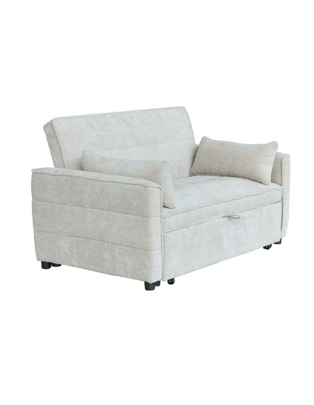 Sofá cama Bilbao gris claro