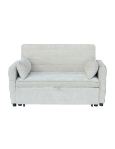 Sofá cama Bilbao gris claro