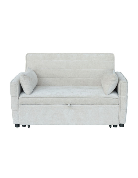 Sofá cama Bilbao gris claro