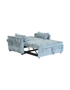 Sofá cama Bilbao azul 2