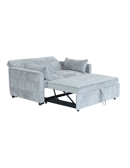 Sofá cama Bilbao gris oscuro